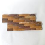 Wood Wall Wave Mix Premium, Natural Wall Cladding for Home Wall Decoration