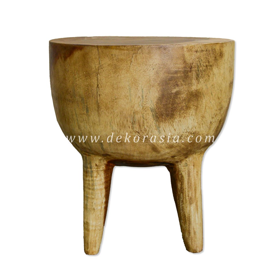 Suar Wood Stool With 4 Legs – Wooden Stools for Home Furniture