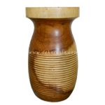 Turned Carved Suar Stool – Wooden Stools for Home Furniture