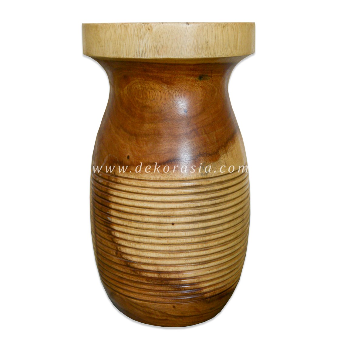 Turned Carved Suar Stool – Wooden Stools for Home Furniture