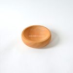Natural Round Calabash Server, Antique Wooden Tableware