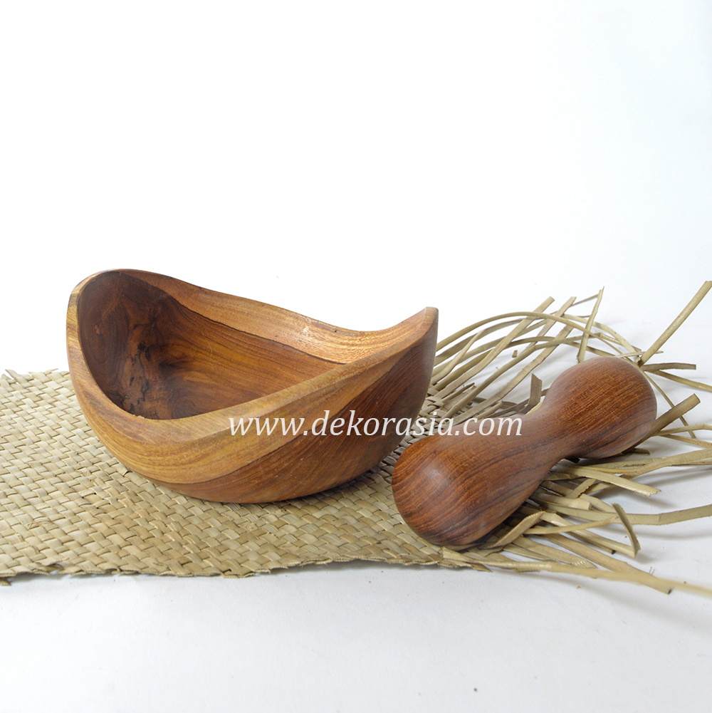 Antique Shape Teak Bowl