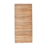 Horizontal Wood Screen, Natural Wood Panels Kruing / Merbau, Home Decoration Wood Fence