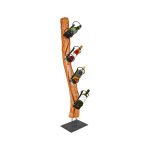 Wooden Wine Rack Decorative with 4 Holder – Wine Storage Display Racks