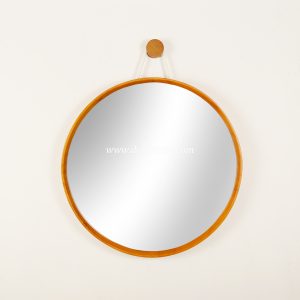 Natural Round Mirror