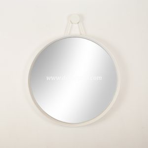 White Round Mirror