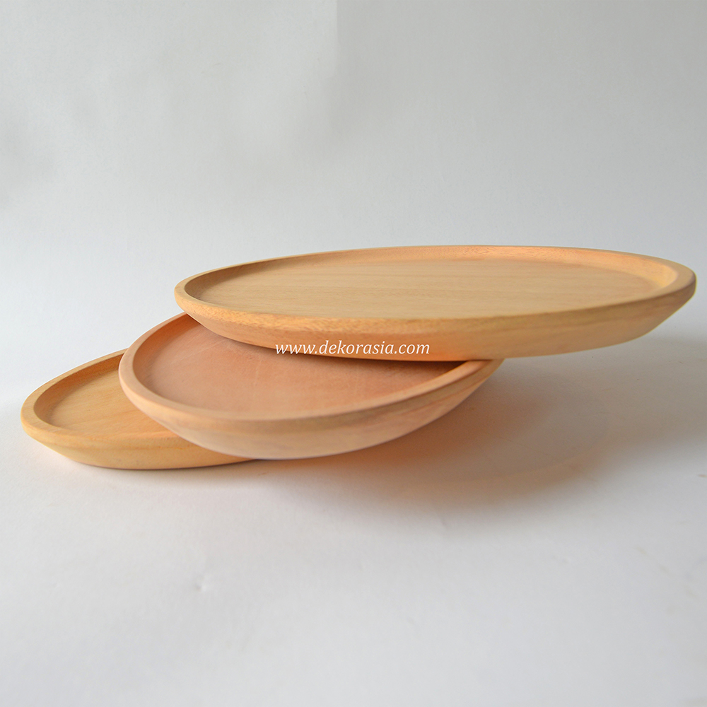 Oval Wood Plate
