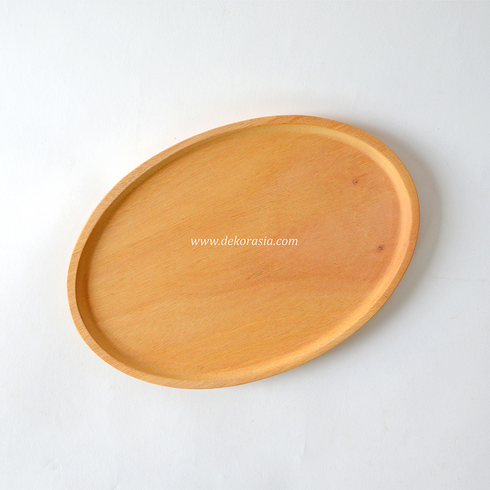 Oval Wood Plate
