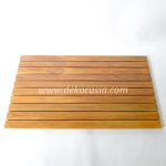 Teak Shower Mat Modern – Wooden Shower Mat for Bathroom Floor Accessories