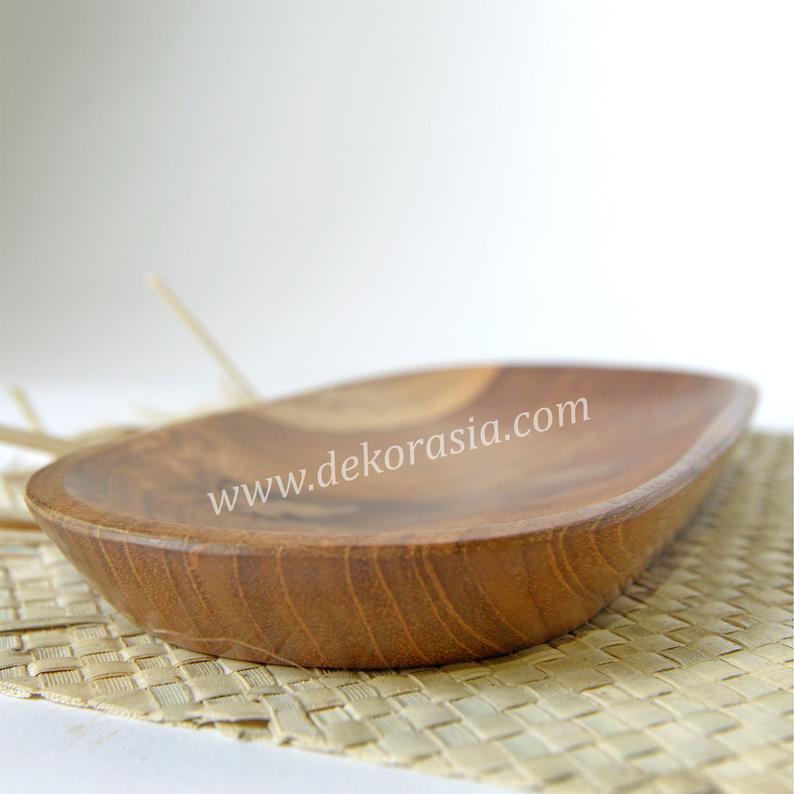 Teak Wood Oval Tray