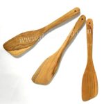 Teak Wood Spatula Kitchen Utensil, Wooden Spatula Cooking Utensil Set For Kitchen