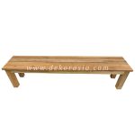 Luxury Modern Wooden Long Bench Indoor/Outdoor, Wooden Bench Patio Garden Wood Benches Furniture