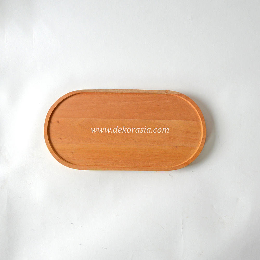Wooden Oval Tray