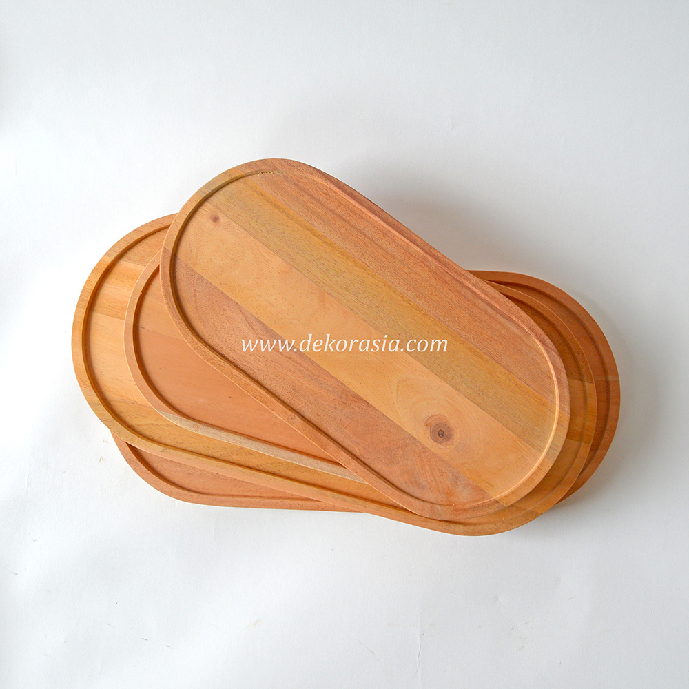 Wooden Oval Tray