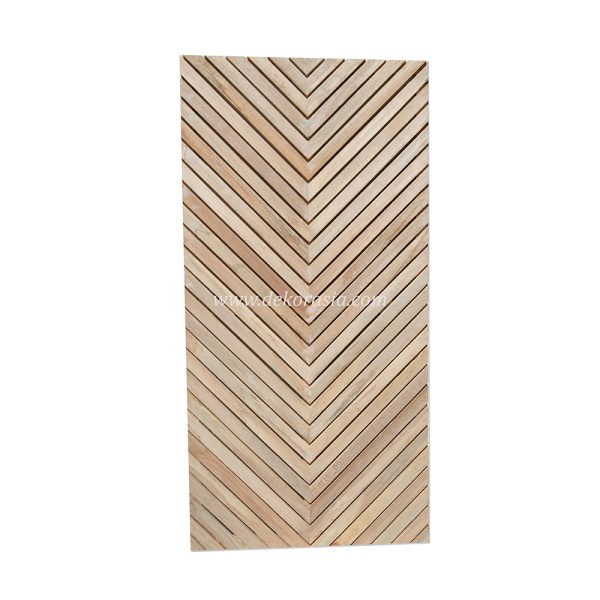 Natural Wood Screen, Wood Panels Variation Pattern – V Pattern Design ...