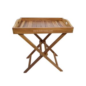 Table Wood Tray Stand