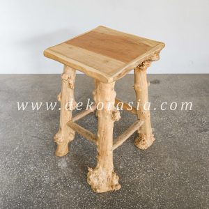 Coffee Wood Stool