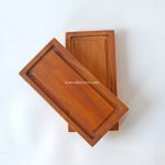 Natural Wood Rectangular Cutting Board with Frame, Wooden Chopping Board