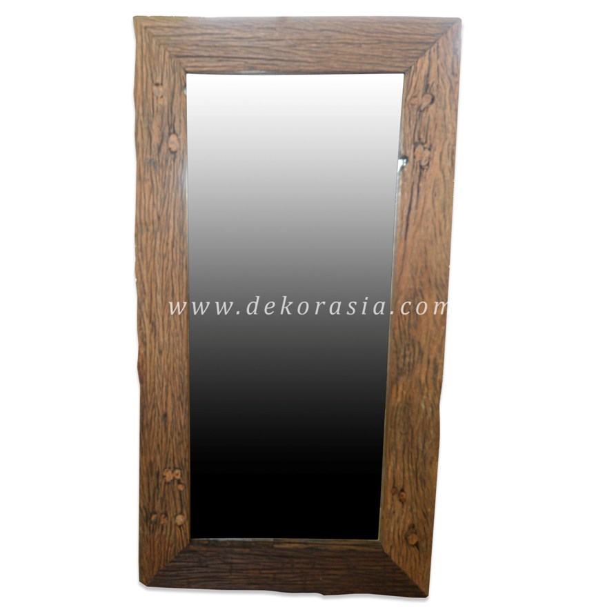 Wooden Rustic Mirror for Home Decoration, Wooden Mirror Wall Decor, Wood Mirror Vintage Decorative