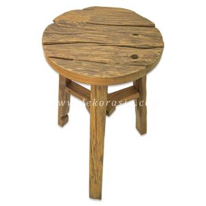 Round Rustic Stool