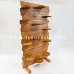 Teak Pot Stand Flower Decorative for Home Decoration – Flower Pot Stand Display Rack Garden Decoration