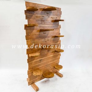 Teak Pot Stand Flower
