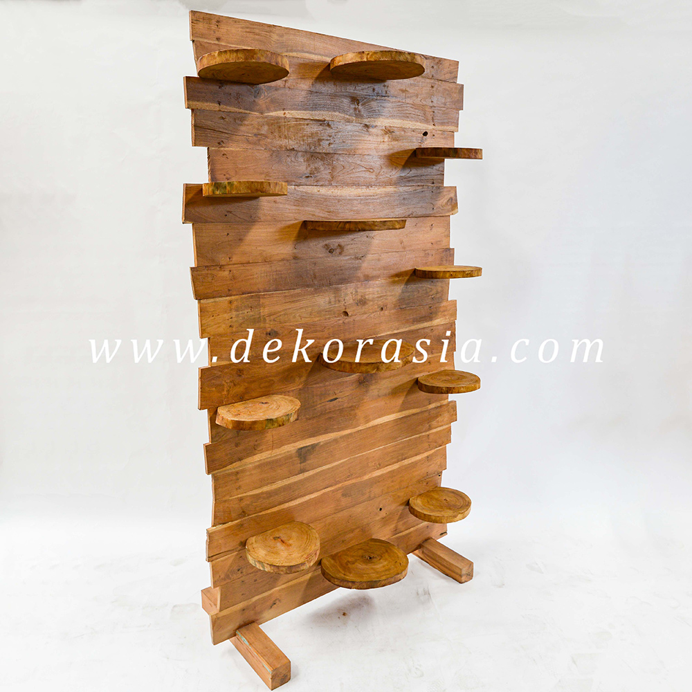 Teak Pot Stand Flower
