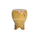 Spalted Natural Wooden Stools, Wood Stool Decorative, Solid Wood Stool