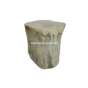 Wooden Stool Soft Green