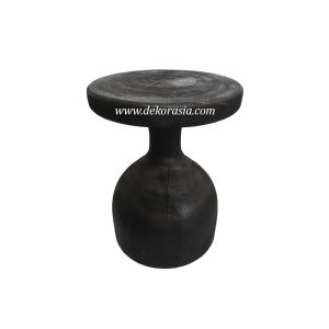 Black Wooden Stool