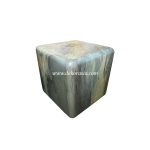 Solid Cube Wooden Stool Decorative, Tamarind Wood Stool Chair for Living Room Home Furniture