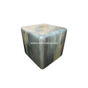 Cube Wooden Stool