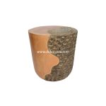 Unique Wooden Stool Decorative, Wooden Stool Chair Living Room, Solid Wood Stool Home Decor